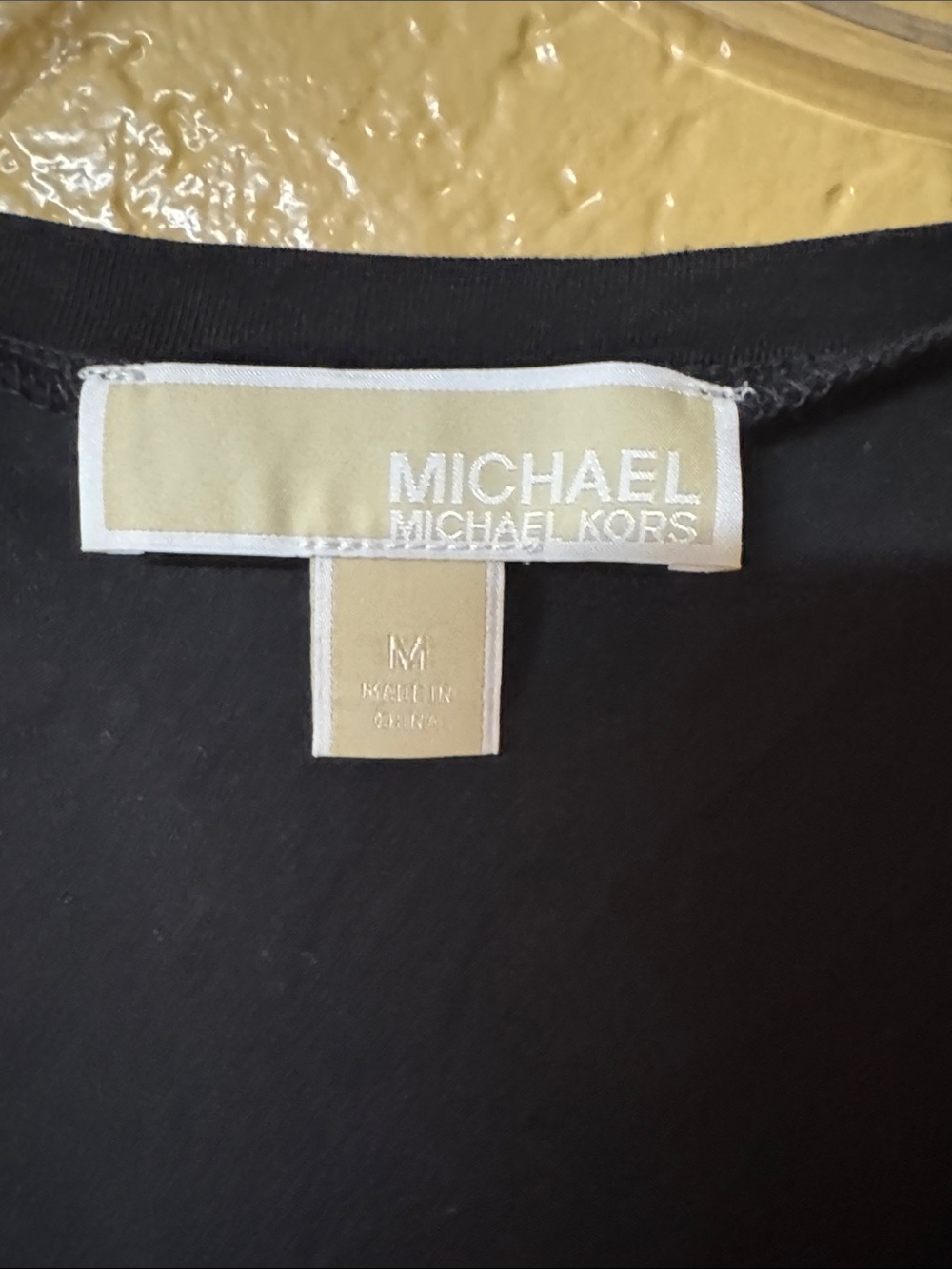 MICHAEL Michael Kors Black Crew Neck Top